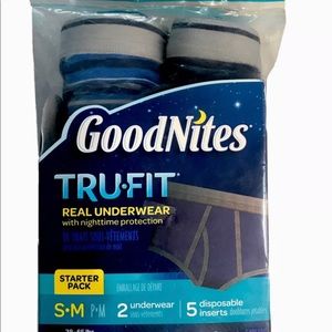 Goodnites Boys Starter Pack New Sealed